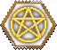 pentacle hexagonal stamp